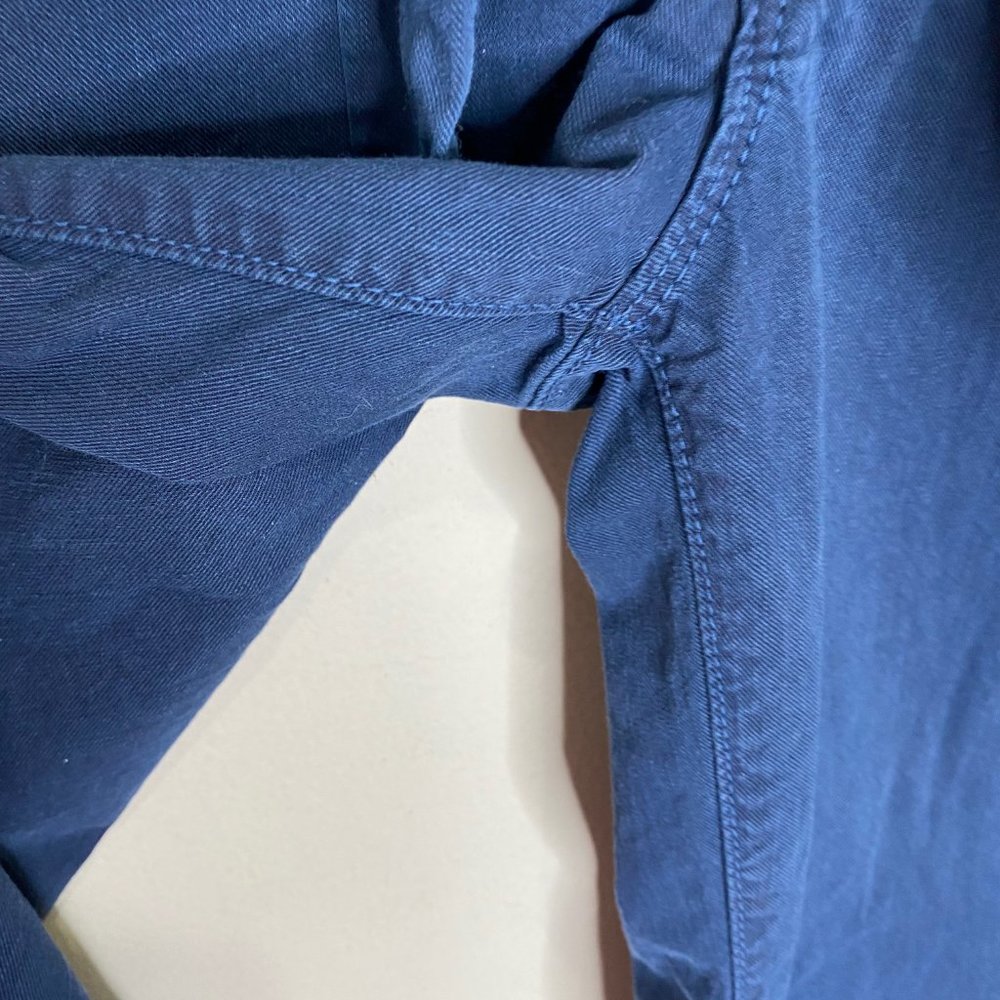 Mother The Paperbag Greaser Ankle Pants  More Than Words / Navy - Picture 8 of 15